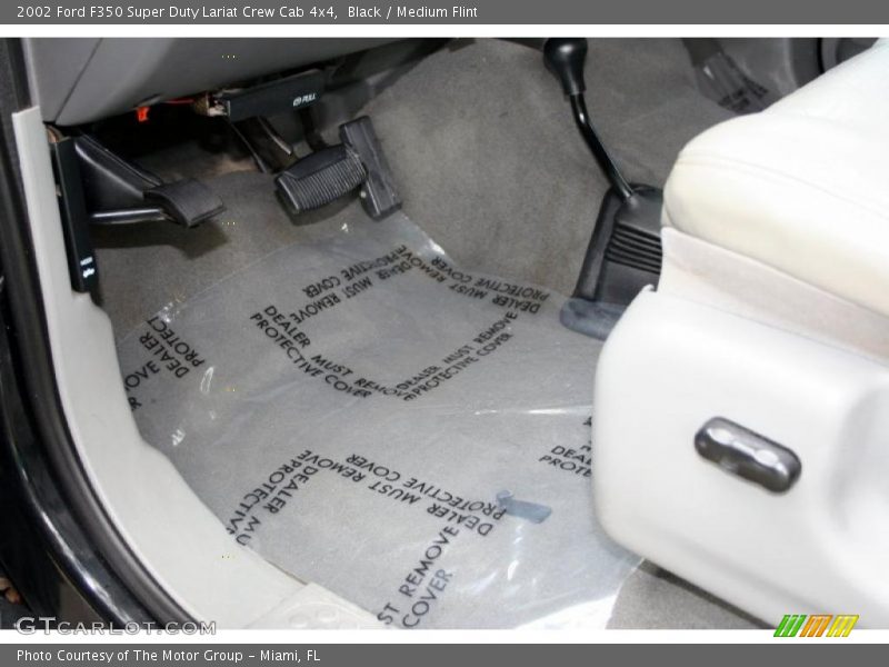 Black / Medium Flint 2002 Ford F350 Super Duty Lariat Crew Cab 4x4