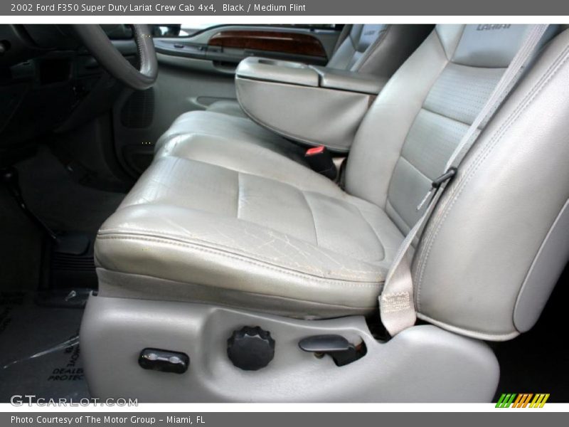 Black / Medium Flint 2002 Ford F350 Super Duty Lariat Crew Cab 4x4