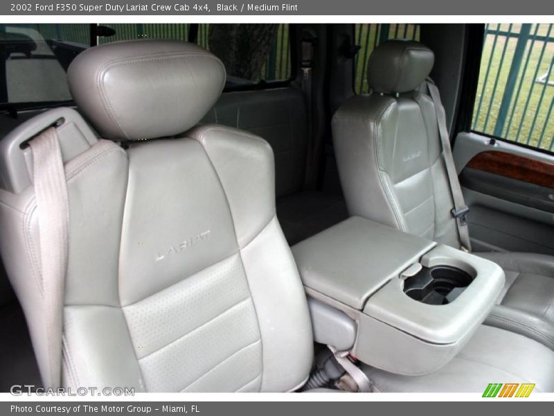 Black / Medium Flint 2002 Ford F350 Super Duty Lariat Crew Cab 4x4