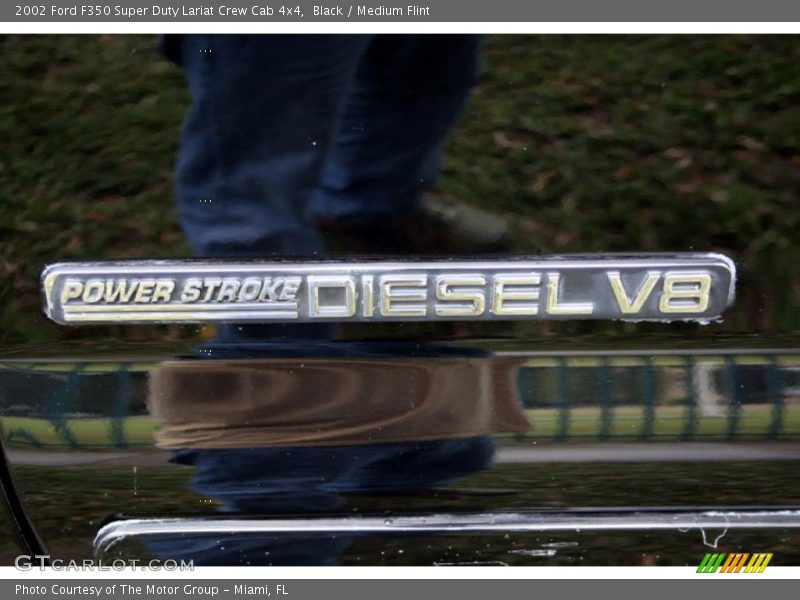 Black / Medium Flint 2002 Ford F350 Super Duty Lariat Crew Cab 4x4