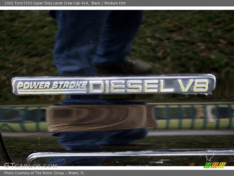Black / Medium Flint 2002 Ford F350 Super Duty Lariat Crew Cab 4x4