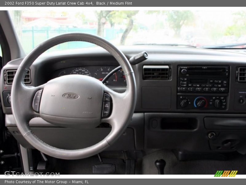 Black / Medium Flint 2002 Ford F350 Super Duty Lariat Crew Cab 4x4