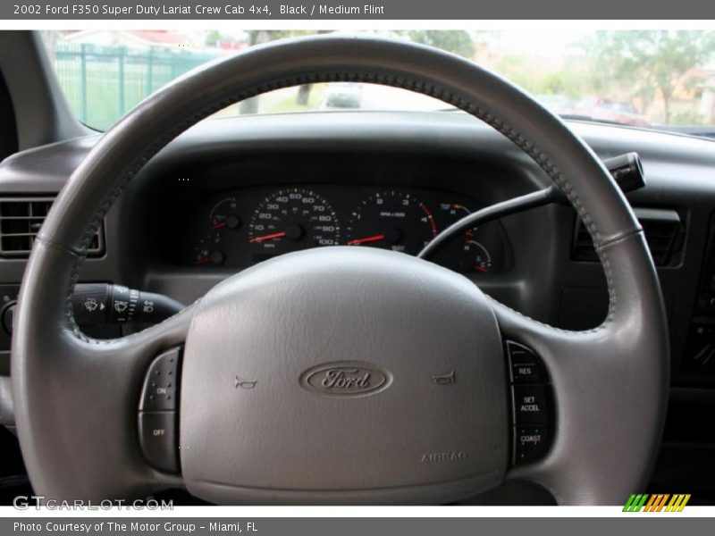 Black / Medium Flint 2002 Ford F350 Super Duty Lariat Crew Cab 4x4