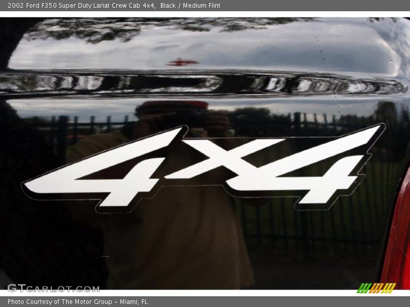 Black / Medium Flint 2002 Ford F350 Super Duty Lariat Crew Cab 4x4