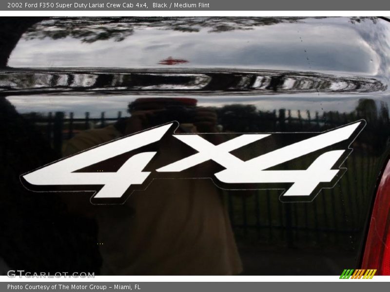Black / Medium Flint 2002 Ford F350 Super Duty Lariat Crew Cab 4x4