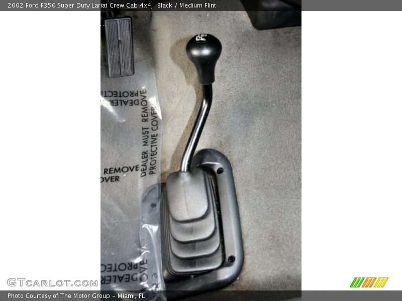 Black / Medium Flint 2002 Ford F350 Super Duty Lariat Crew Cab 4x4