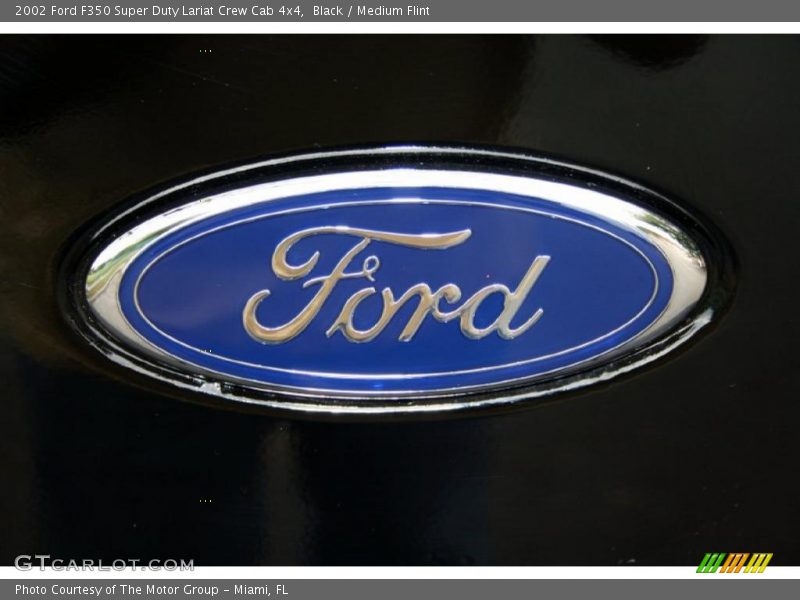 Black / Medium Flint 2002 Ford F350 Super Duty Lariat Crew Cab 4x4