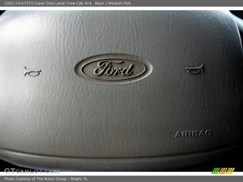 Black / Medium Flint 2002 Ford F350 Super Duty Lariat Crew Cab 4x4