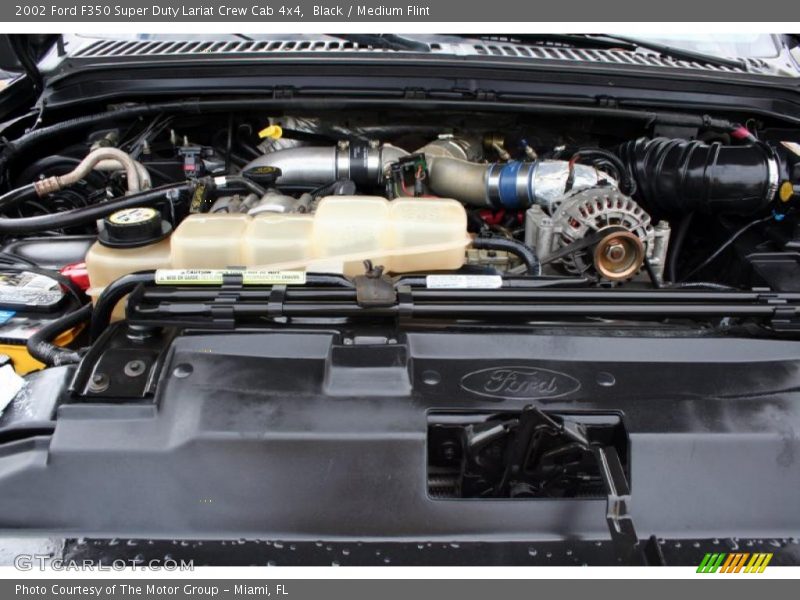Black / Medium Flint 2002 Ford F350 Super Duty Lariat Crew Cab 4x4