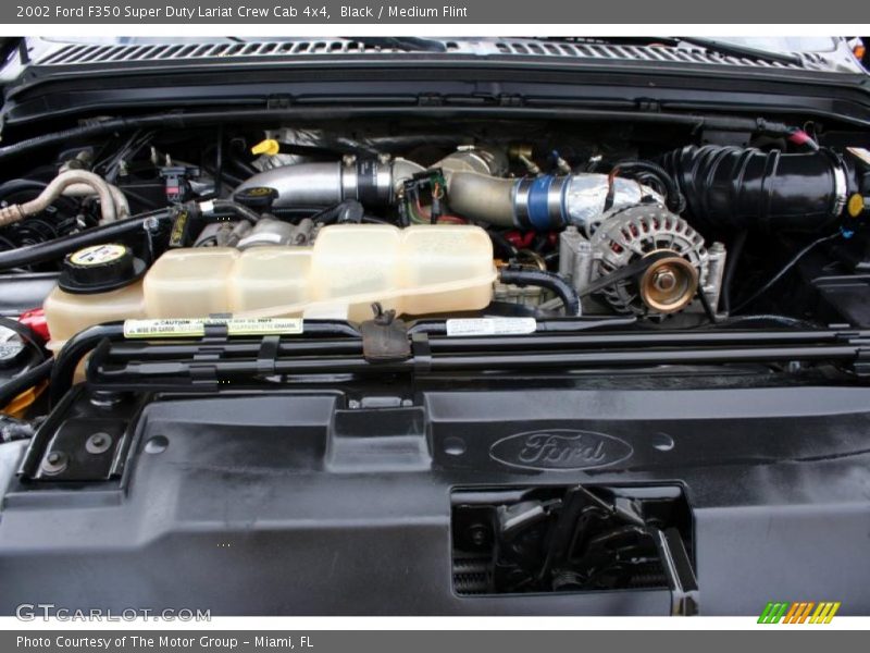 Black / Medium Flint 2002 Ford F350 Super Duty Lariat Crew Cab 4x4