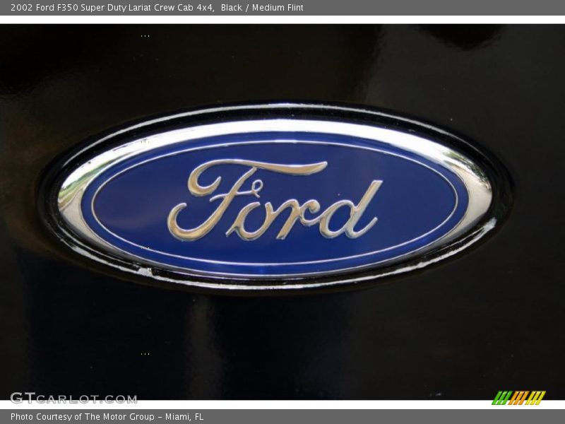 Black / Medium Flint 2002 Ford F350 Super Duty Lariat Crew Cab 4x4
