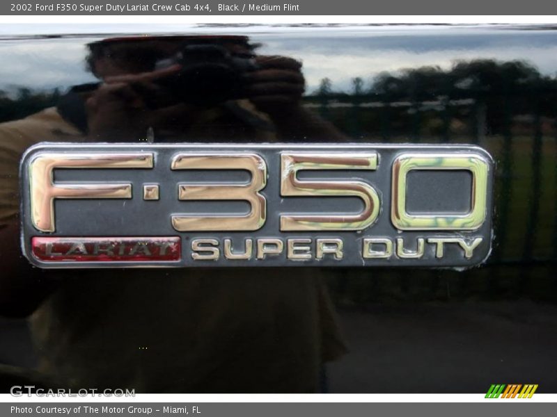 Black / Medium Flint 2002 Ford F350 Super Duty Lariat Crew Cab 4x4