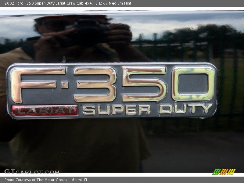 Black / Medium Flint 2002 Ford F350 Super Duty Lariat Crew Cab 4x4