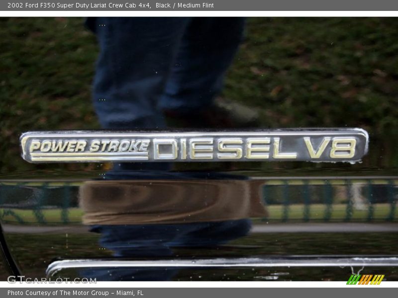Black / Medium Flint 2002 Ford F350 Super Duty Lariat Crew Cab 4x4