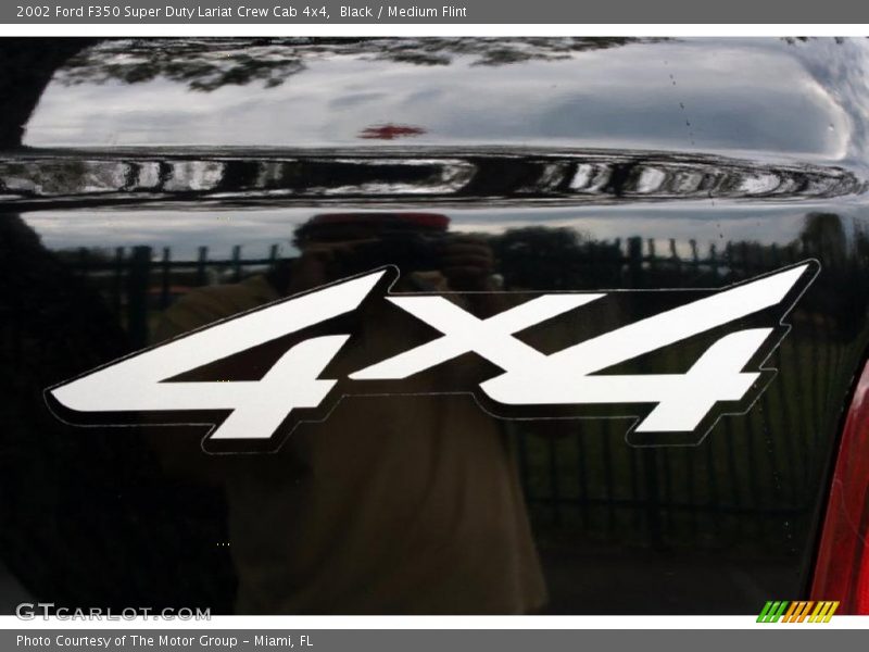Black / Medium Flint 2002 Ford F350 Super Duty Lariat Crew Cab 4x4