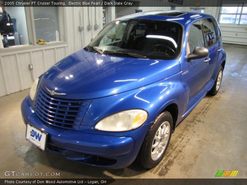 Electric Blue Pearl / Dark Slate Gray 2005 Chrysler PT Cruiser Touring