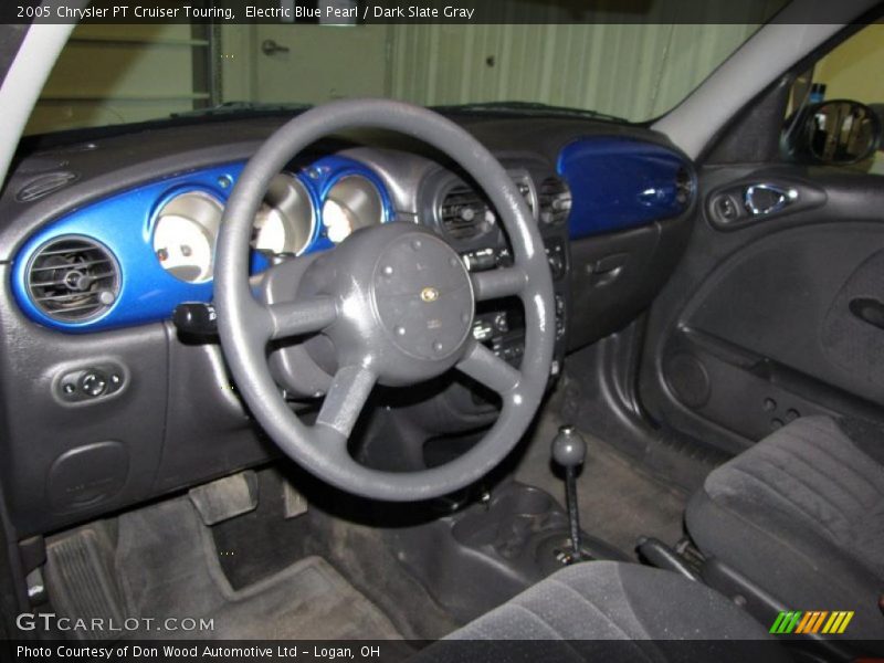 Electric Blue Pearl / Dark Slate Gray 2005 Chrysler PT Cruiser Touring