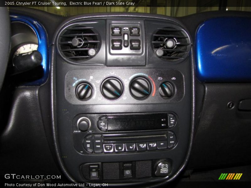 Electric Blue Pearl / Dark Slate Gray 2005 Chrysler PT Cruiser Touring