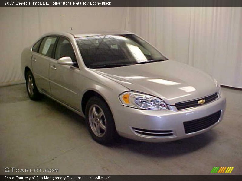 Silverstone Metallic / Ebony Black 2007 Chevrolet Impala LS