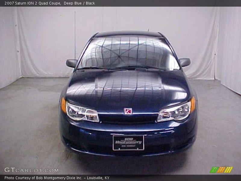 Deep Blue / Black 2007 Saturn ION 2 Quad Coupe