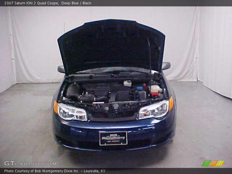 Deep Blue / Black 2007 Saturn ION 2 Quad Coupe