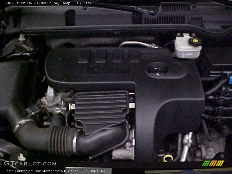 Deep Blue / Black 2007 Saturn ION 2 Quad Coupe