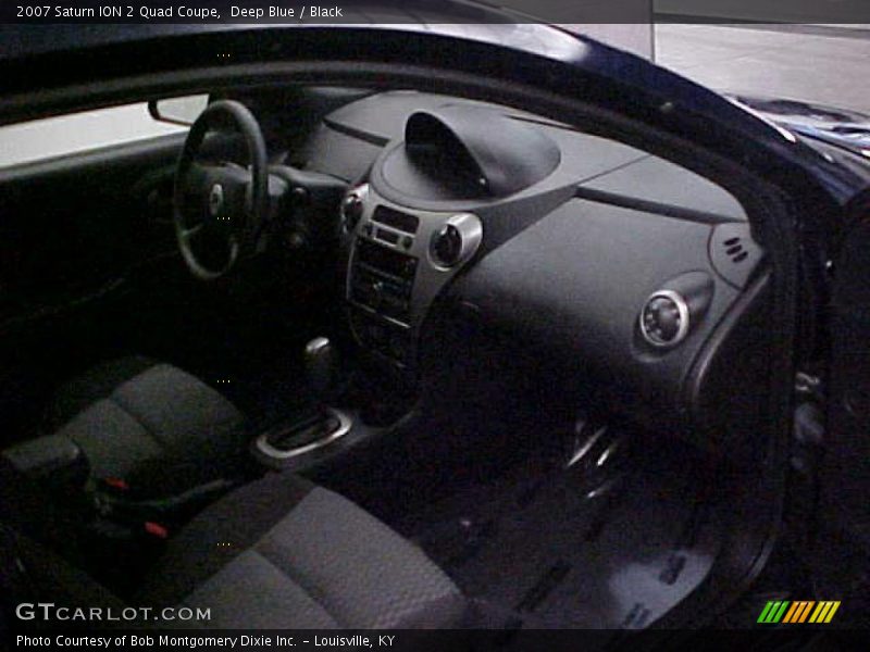Deep Blue / Black 2007 Saturn ION 2 Quad Coupe