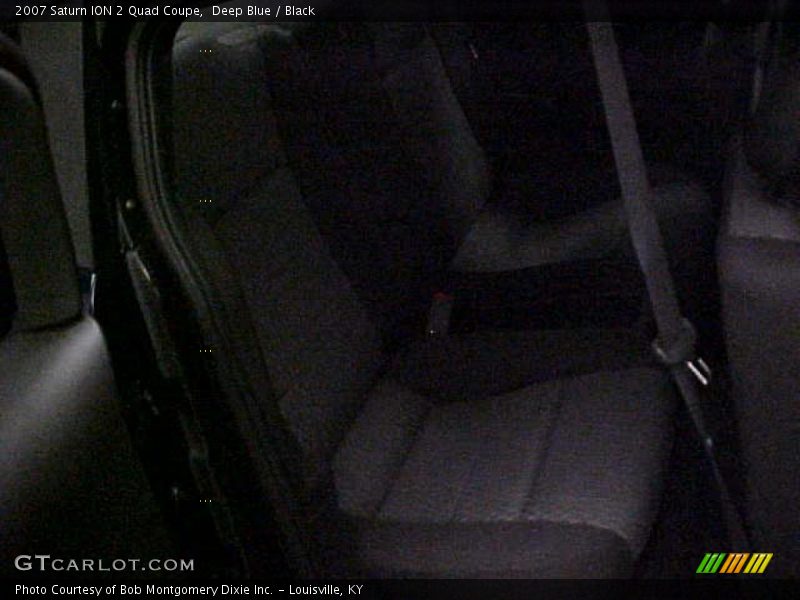 Deep Blue / Black 2007 Saturn ION 2 Quad Coupe