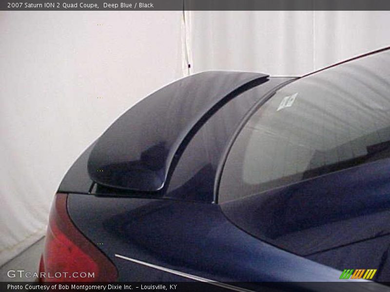 Deep Blue / Black 2007 Saturn ION 2 Quad Coupe