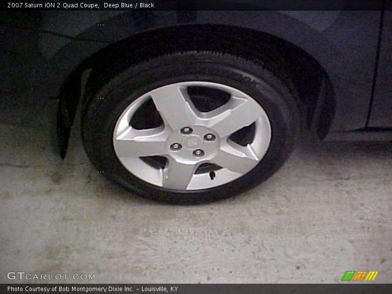 Deep Blue / Black 2007 Saturn ION 2 Quad Coupe
