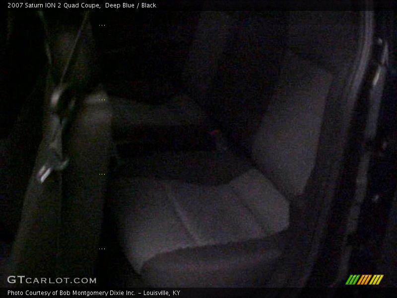 Deep Blue / Black 2007 Saturn ION 2 Quad Coupe