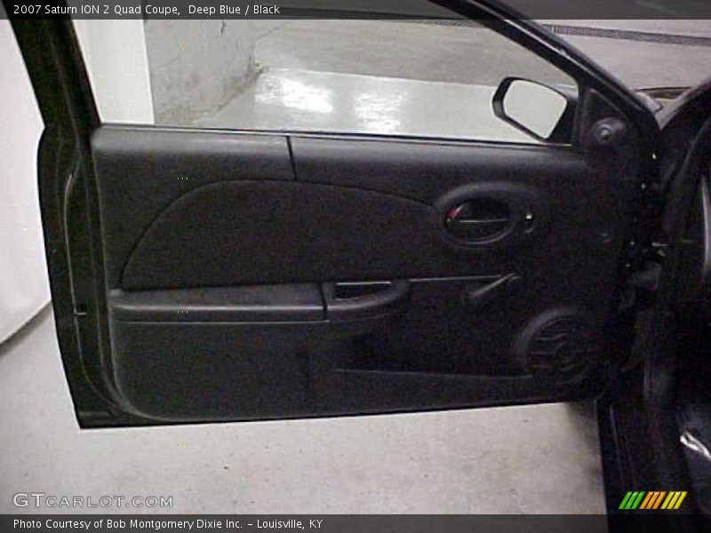 Deep Blue / Black 2007 Saturn ION 2 Quad Coupe