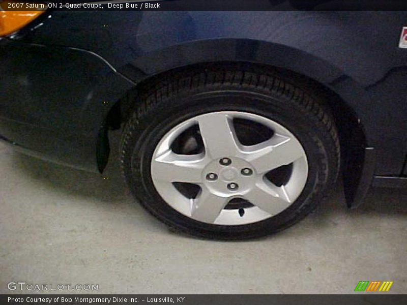 Deep Blue / Black 2007 Saturn ION 2 Quad Coupe