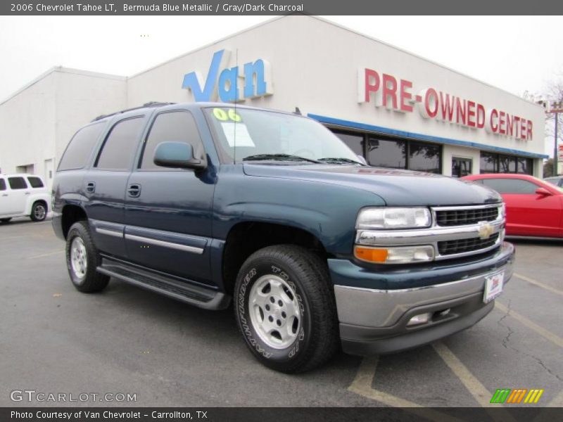 Bermuda Blue Metallic / Gray/Dark Charcoal 2006 Chevrolet Tahoe LT