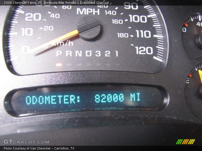Bermuda Blue Metallic / Gray/Dark Charcoal 2006 Chevrolet Tahoe LT