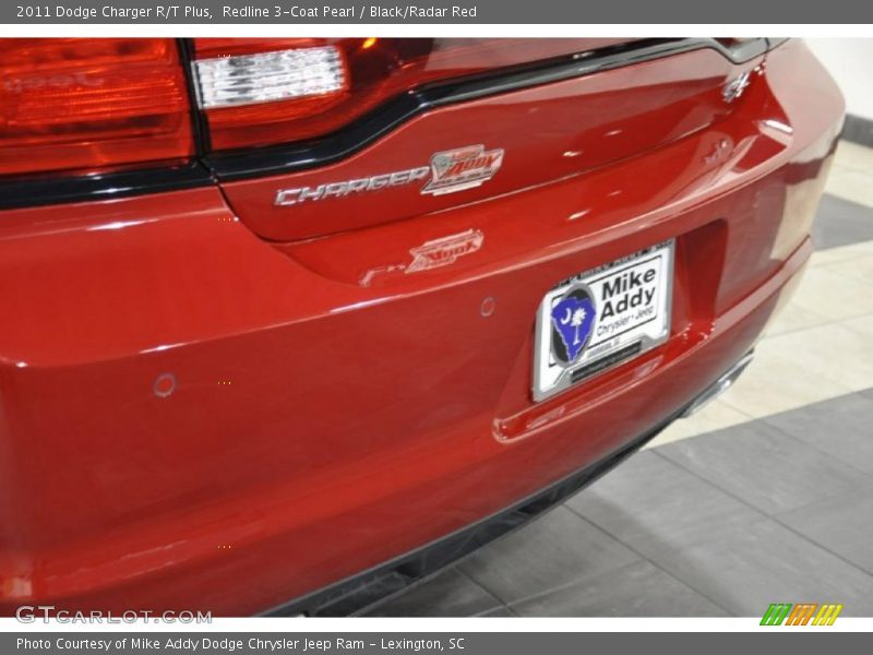 Redline 3-Coat Pearl / Black/Radar Red 2011 Dodge Charger R/T Plus