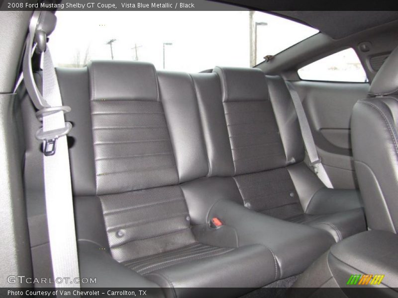 Vista Blue Metallic / Black 2008 Ford Mustang Shelby GT Coupe