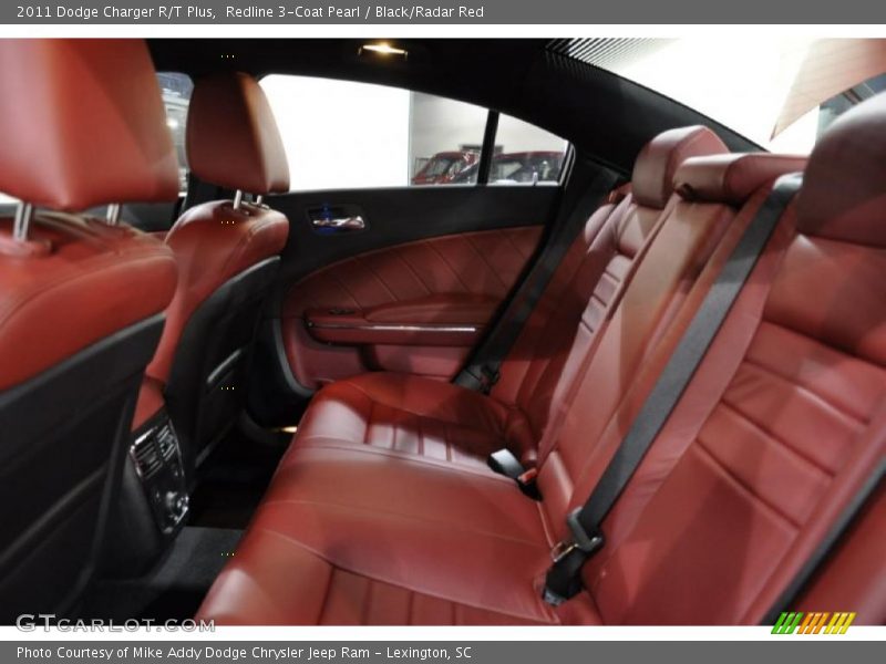 2011 Charger R/T Plus Black/Radar Red Interior