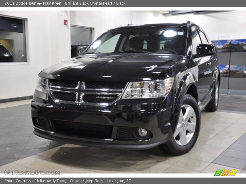 Brilliant Black Crystal Pearl / Black 2011 Dodge Journey Mainstreet