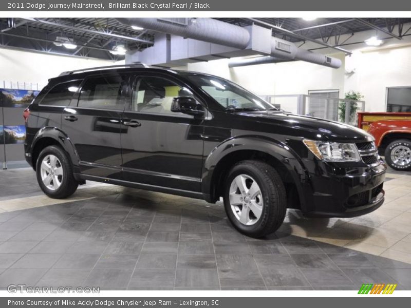 Brilliant Black Crystal Pearl / Black 2011 Dodge Journey Mainstreet