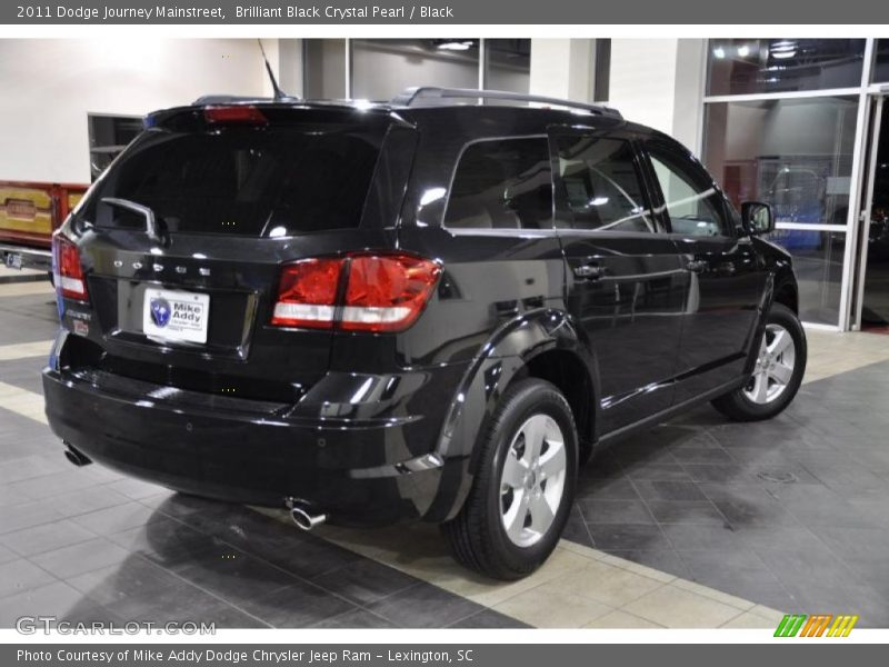 Brilliant Black Crystal Pearl / Black 2011 Dodge Journey Mainstreet