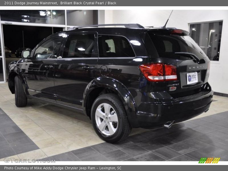 Brilliant Black Crystal Pearl / Black 2011 Dodge Journey Mainstreet