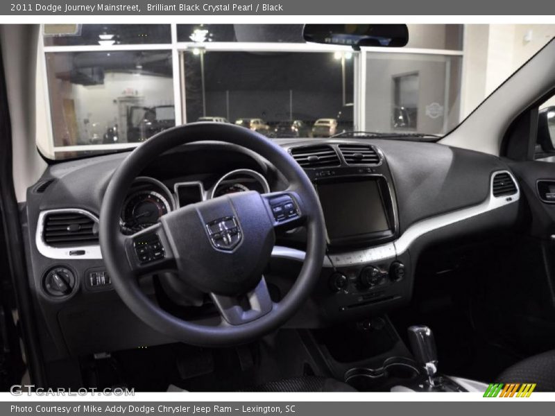 Brilliant Black Crystal Pearl / Black 2011 Dodge Journey Mainstreet
