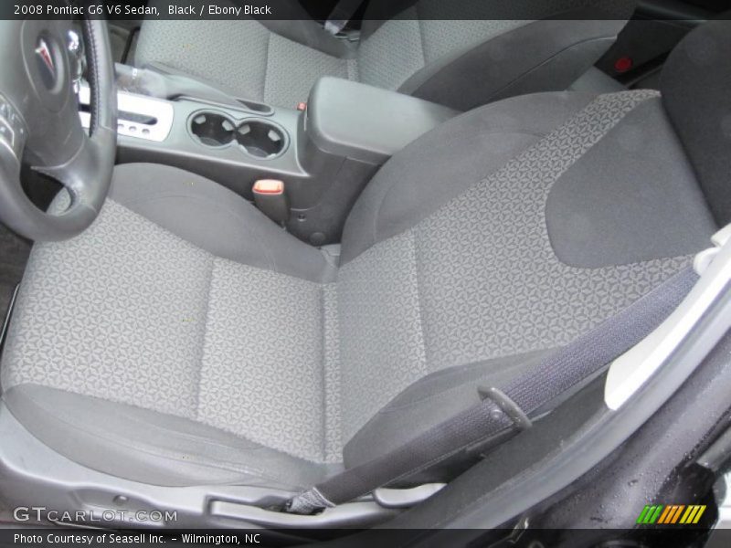 Black / Ebony Black 2008 Pontiac G6 V6 Sedan