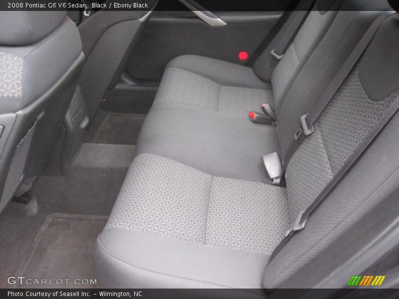 Black / Ebony Black 2008 Pontiac G6 V6 Sedan