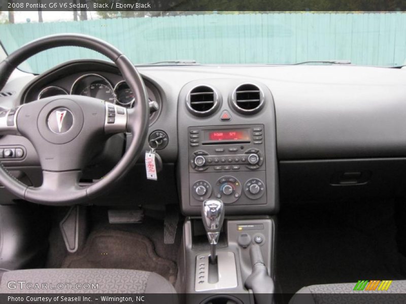Black / Ebony Black 2008 Pontiac G6 V6 Sedan