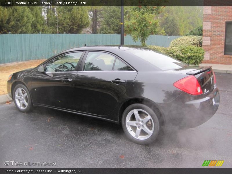 Black / Ebony Black 2008 Pontiac G6 V6 Sedan