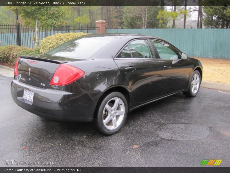 Black / Ebony Black 2008 Pontiac G6 V6 Sedan