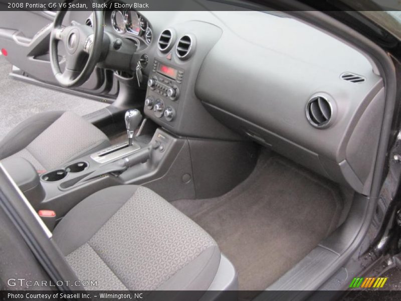 Black / Ebony Black 2008 Pontiac G6 V6 Sedan