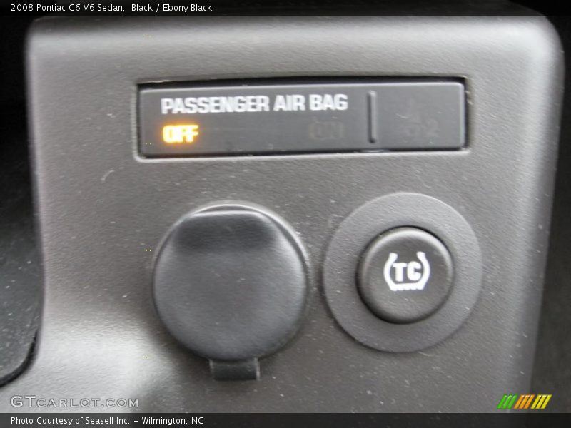 Black / Ebony Black 2008 Pontiac G6 V6 Sedan